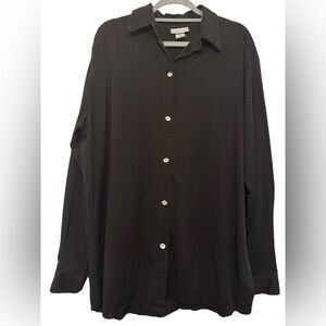 Soft Surroundings Tencel Tunic Length Shirt